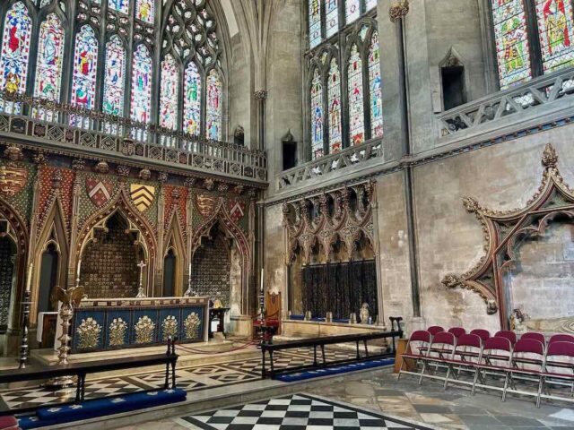 Inside Bristol Cathedral